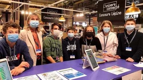 Des collégiens du Cher présentent leurs inventions au concours Lépine